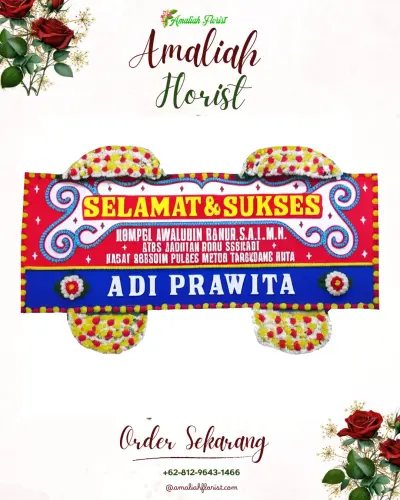 Karangan Bunga Ucapan Selamat ciparasi